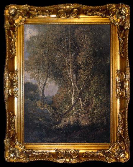 framed  Nicolae Grigorescu Landscape, ta009-2
